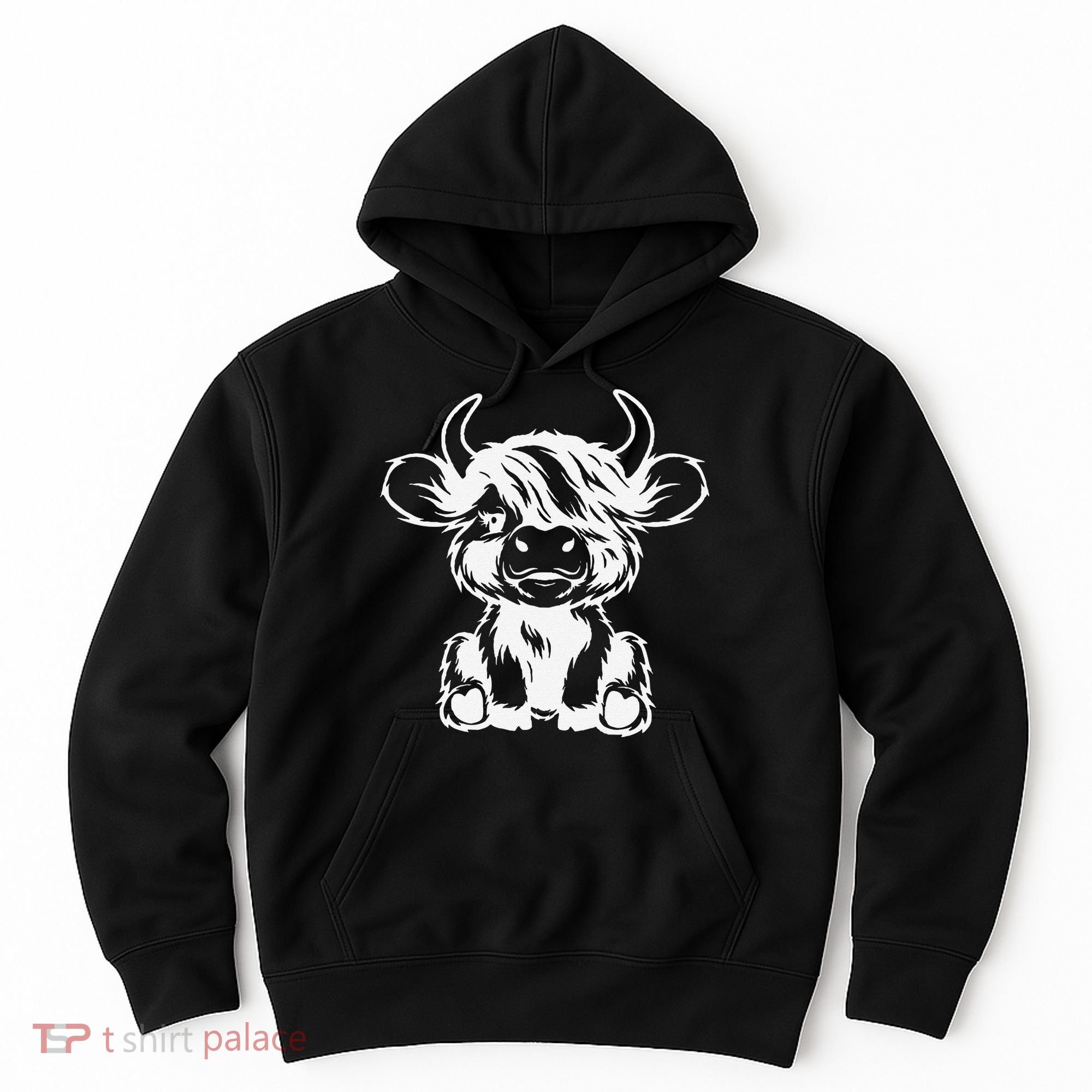 Funny Highland Cow Gift Hoodie