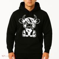 Funny Highland Cow Gift Hoodie thumb 2