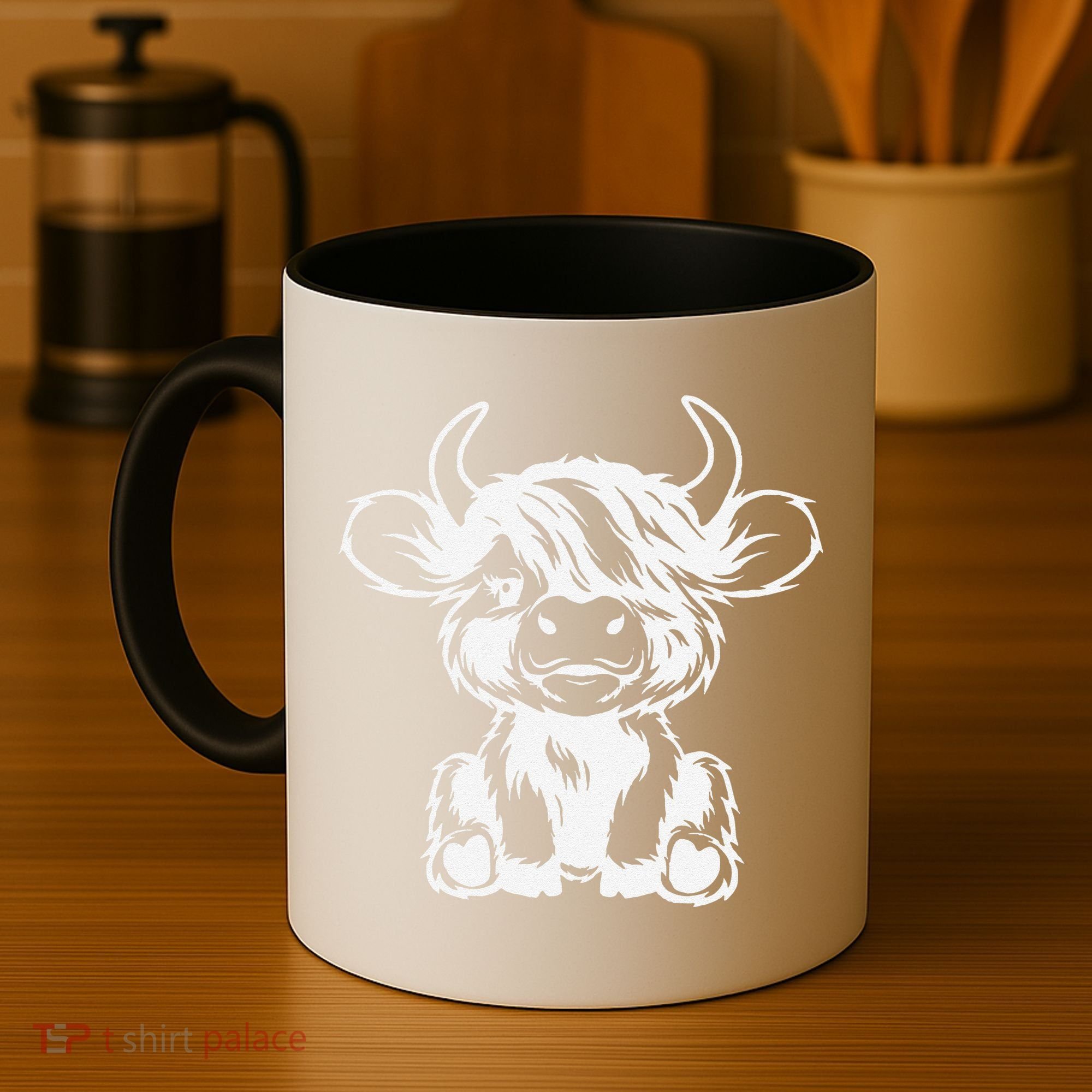 Funny Highland Cow Gift Coffee Mug