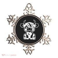 Funny Highland Cow Gift Ornament thumb 0
