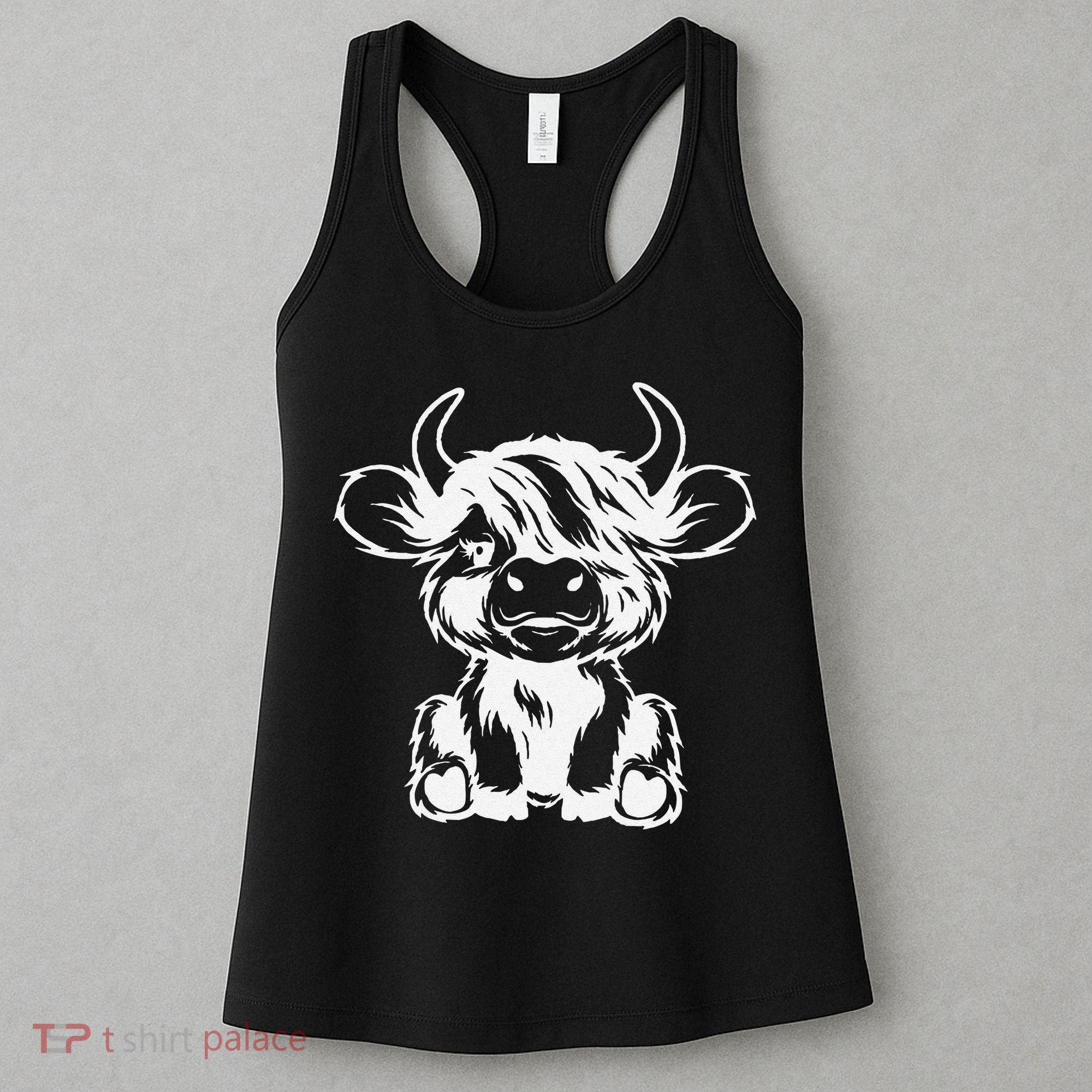 Funny Highland Cow Gift Women's Tank Top