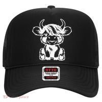 Funny Highland Cow Gift Hat thumb 0