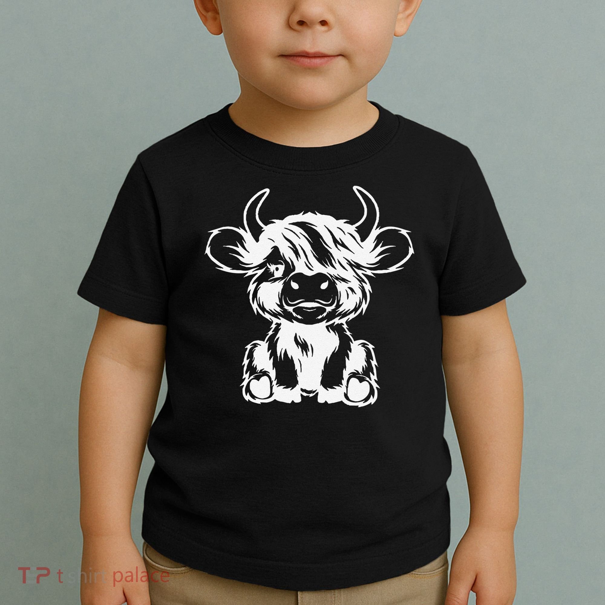 Funny Highland Cow Gift Toddler T-Shirt