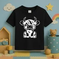 Funny Highland Cow Gift Toddler T-Shirt thumb 3