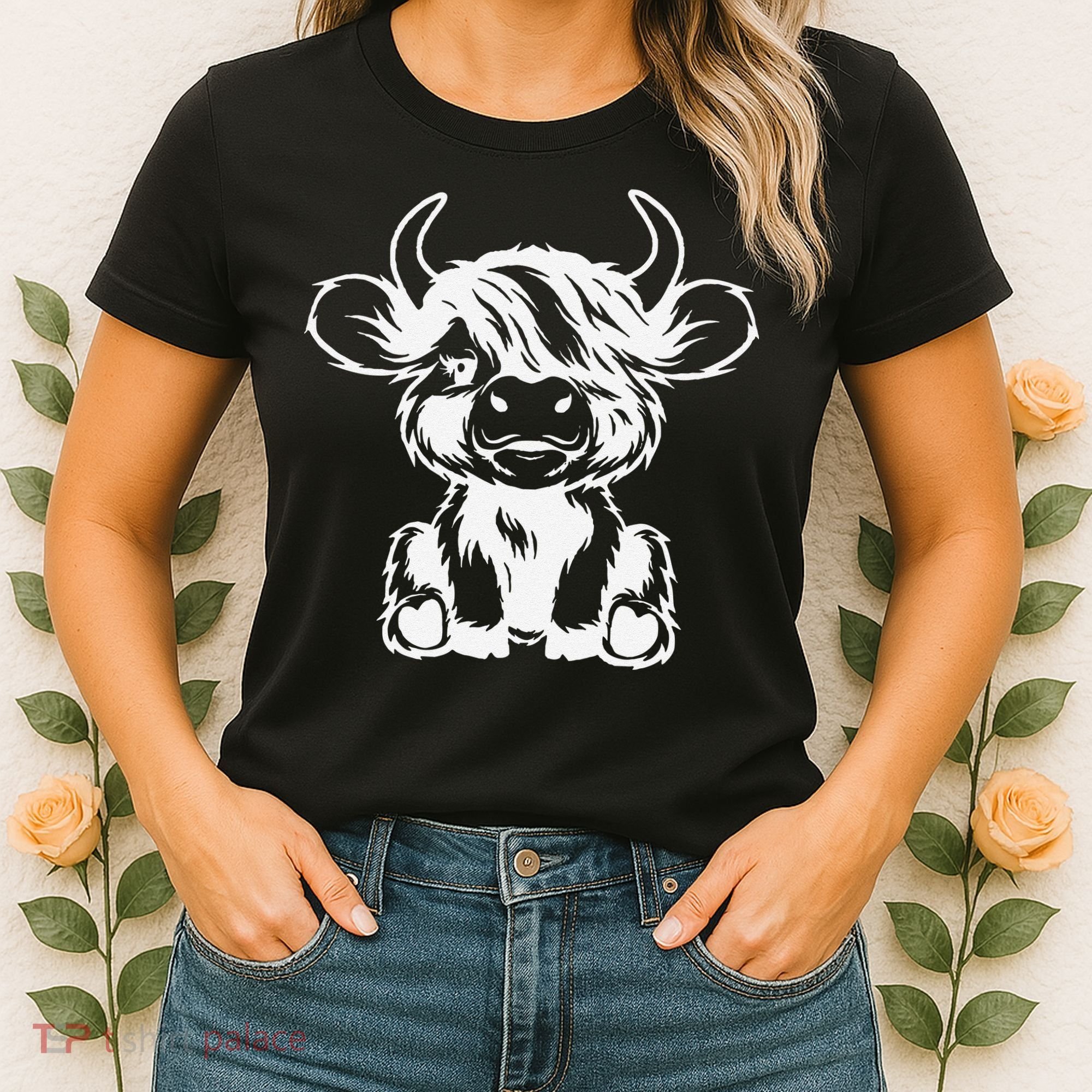 Funny Highland Cow Gift Women's T-Shirt