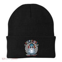 Funny Halloween Creep It Real Skateboarding Ghost Beanie thumb 0
