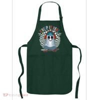Funny Halloween Creep It Real Skateboarding Ghost Apron thumb 0