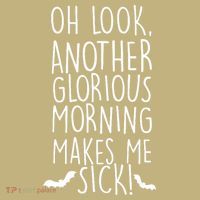 Funny Halloween, Cute Halloween, Another Glorious Morning Button thumb 1