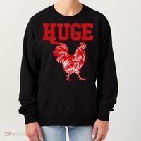 Funny Huge Cock Mens Rooster Graphic Women's Sweatshirt thumb 0