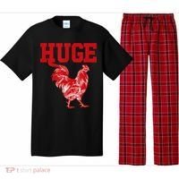 Funny Huge Cock Mens Rooster Graphic Pajama Set thumb 0