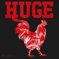 Funny Huge Cock Mens Rooster Graphic Women's Hoodie thumb 2