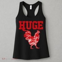 Funny Huge Cock Mens Rooster Graphic Women's Tank Top thumb 3