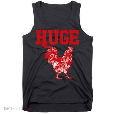 Funny Huge Cock Mens Rooster Graphic Tank Top