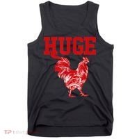 Funny Huge Cock Mens Rooster Graphic Tank Top thumb 0