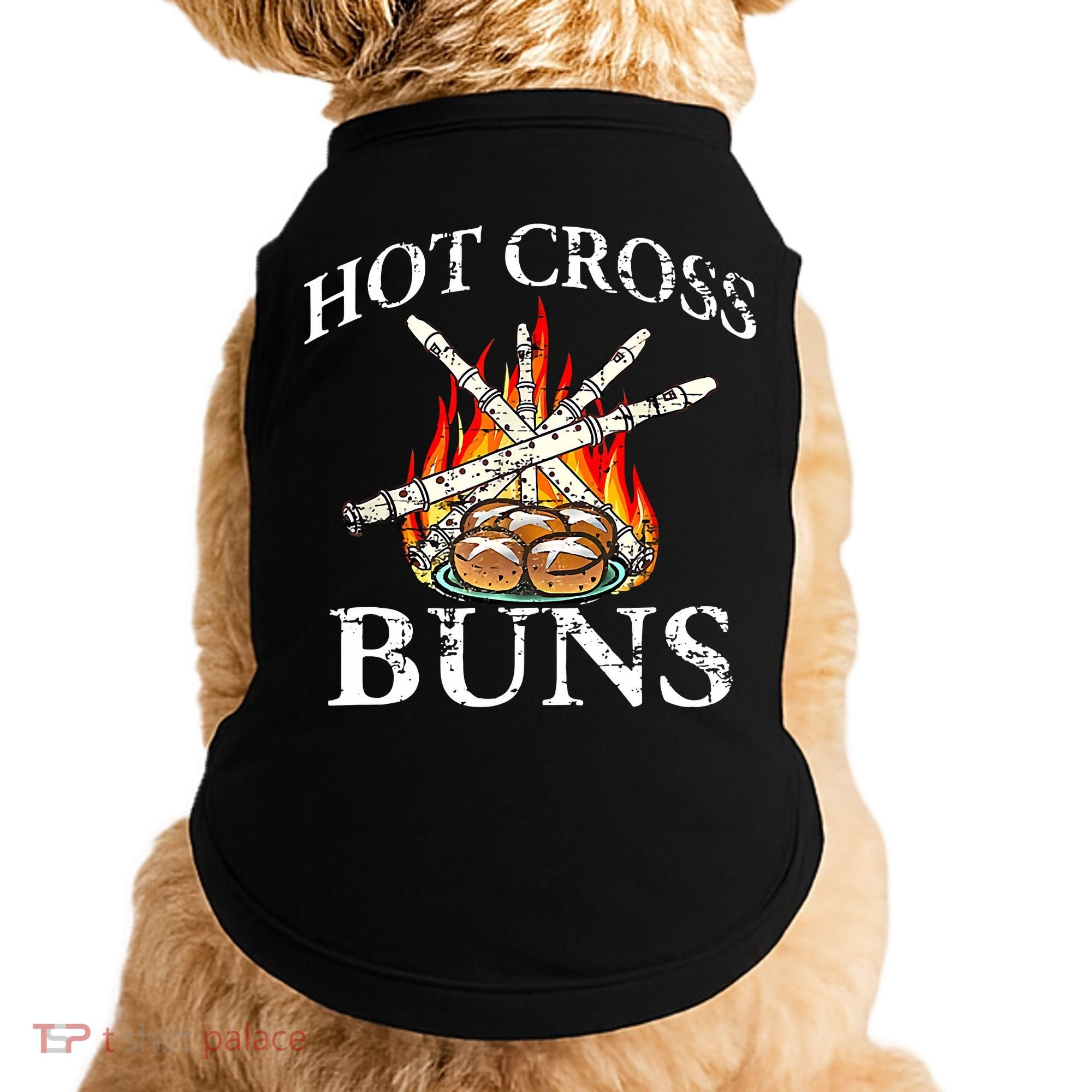 Funny Hot Cross Buns Doggie Tank