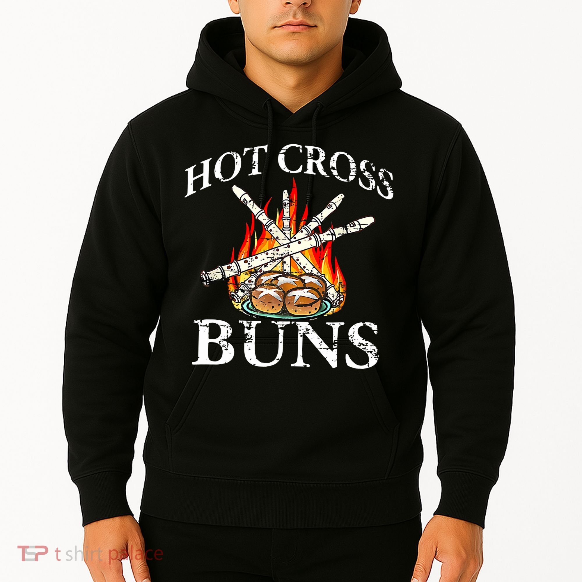 Funny Hot Cross Buns Hoodie