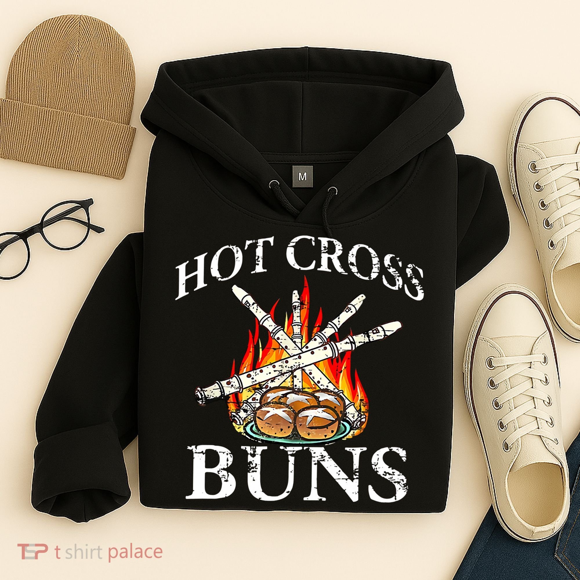 Funny Hot Cross Buns Hoodie