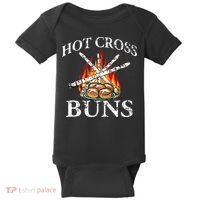 Funny Hot Cross Buns Baby Bodysuit thumb 0