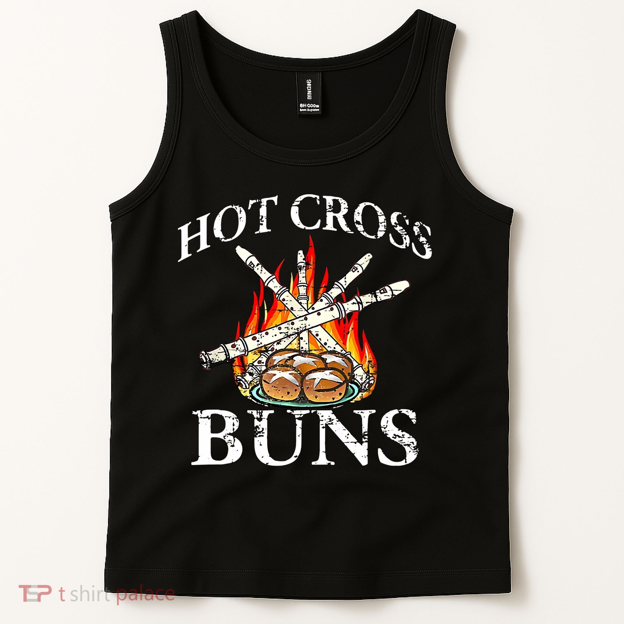 Funny Hot Cross Buns Tank Top