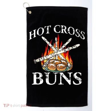 Funny Hot Cross Buns Golf Towel