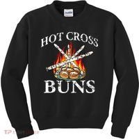 Funny Hot Cross Buns Kids Sweatshirt thumb 0