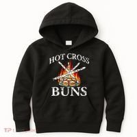 Funny Hot Cross Buns Kids Hoodie thumb 0