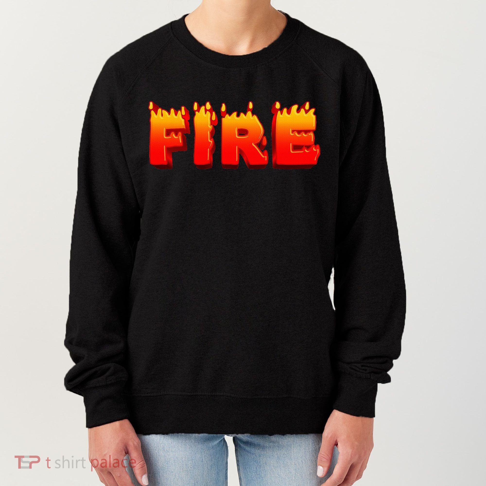 Family Halloween Costumes Fire and Ice Theme Women's Sweatshirt