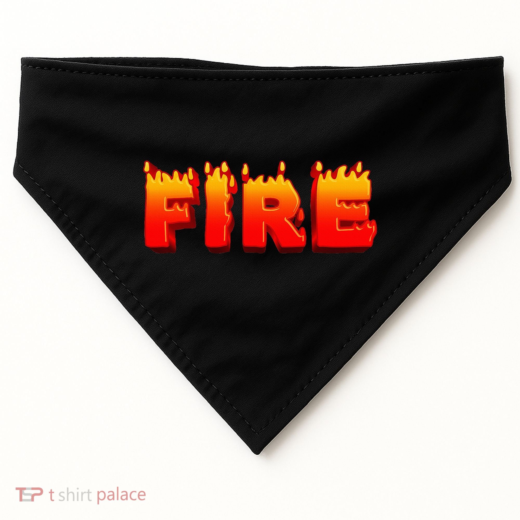 Family Halloween Costumes Fire and Ice Theme USA-Made Doggie Bandana