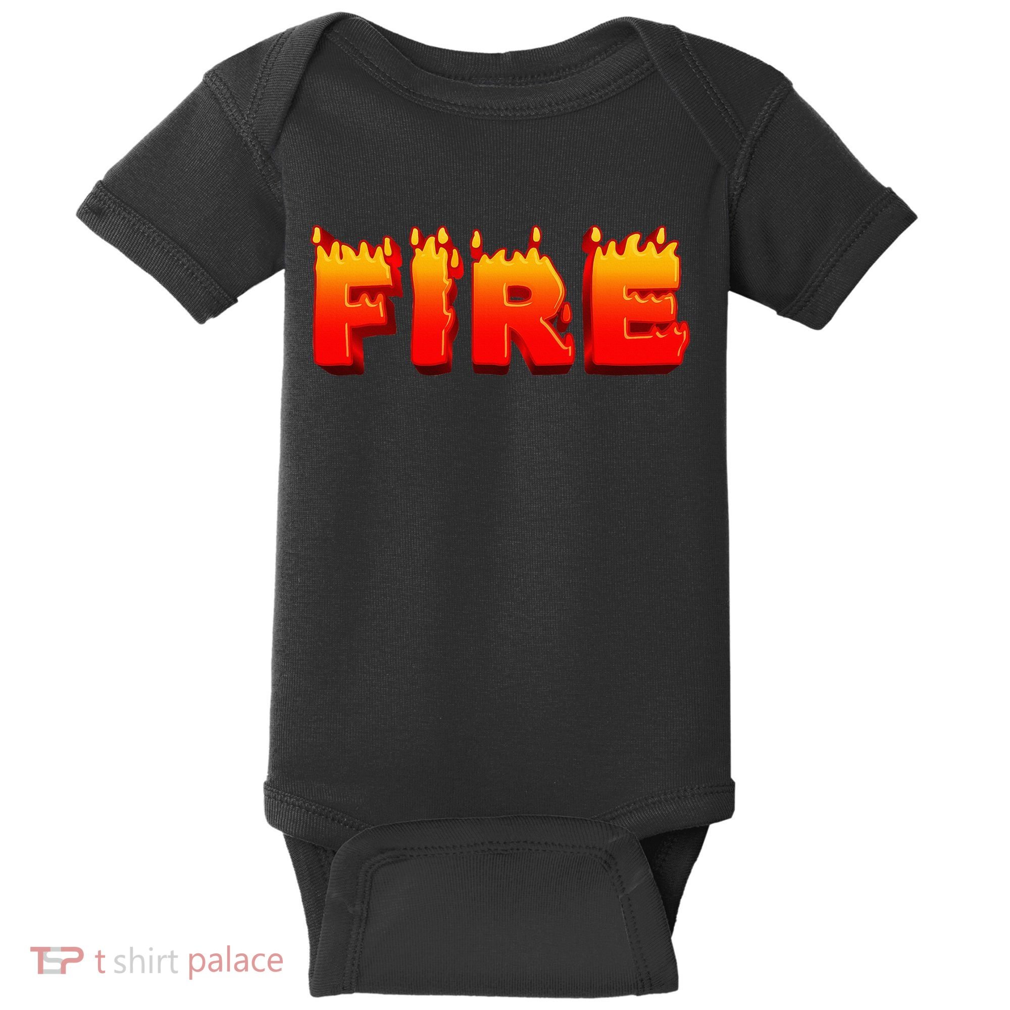 Family Halloween Costumes Fire and Ice Theme Baby Bodysuit