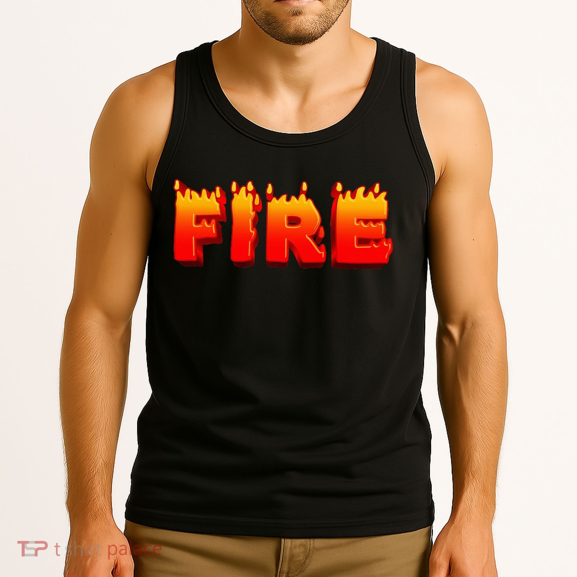 Family Halloween Costumes Fire and Ice Theme Tank Top