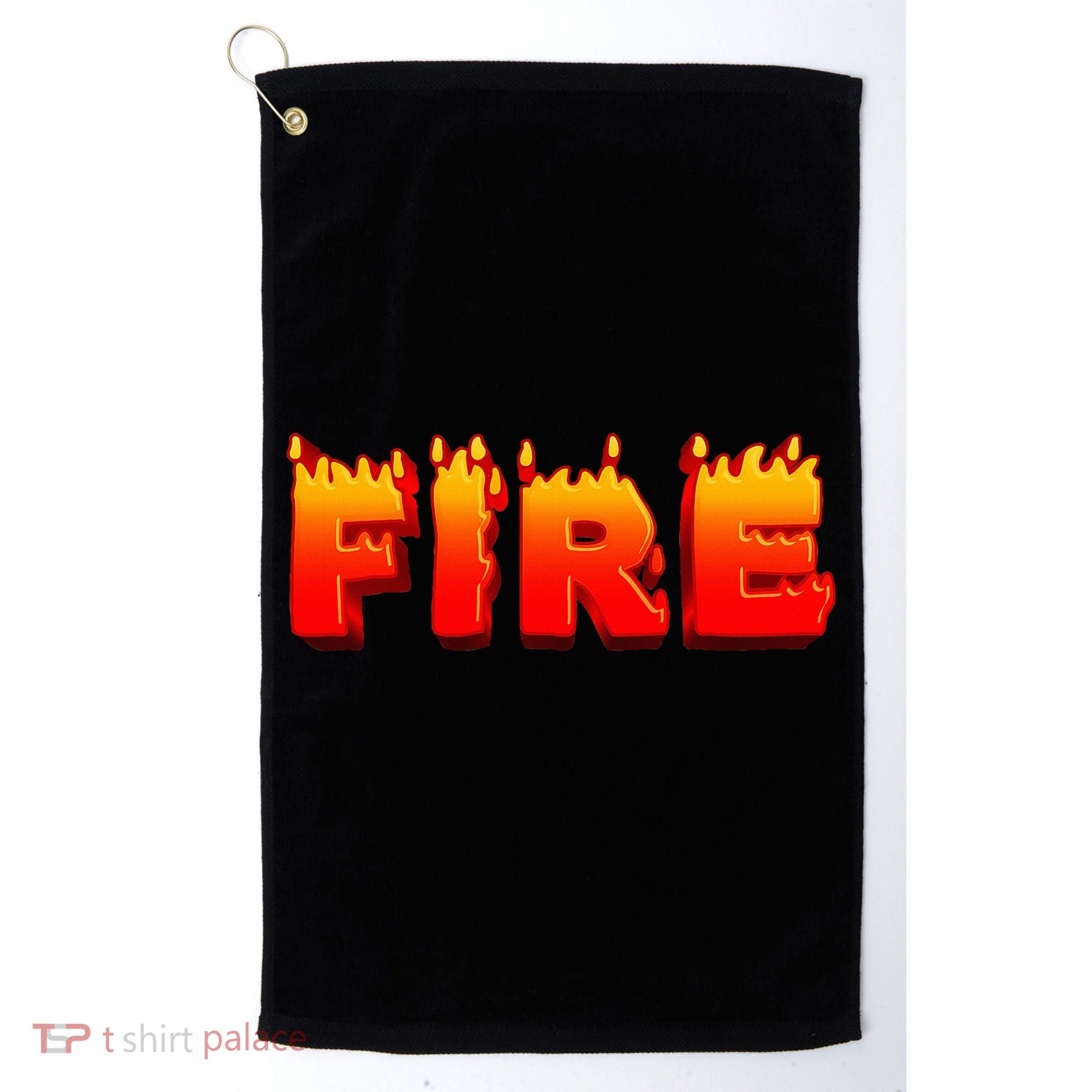 Family Halloween Costumes Fire and Ice Theme Golf Towel