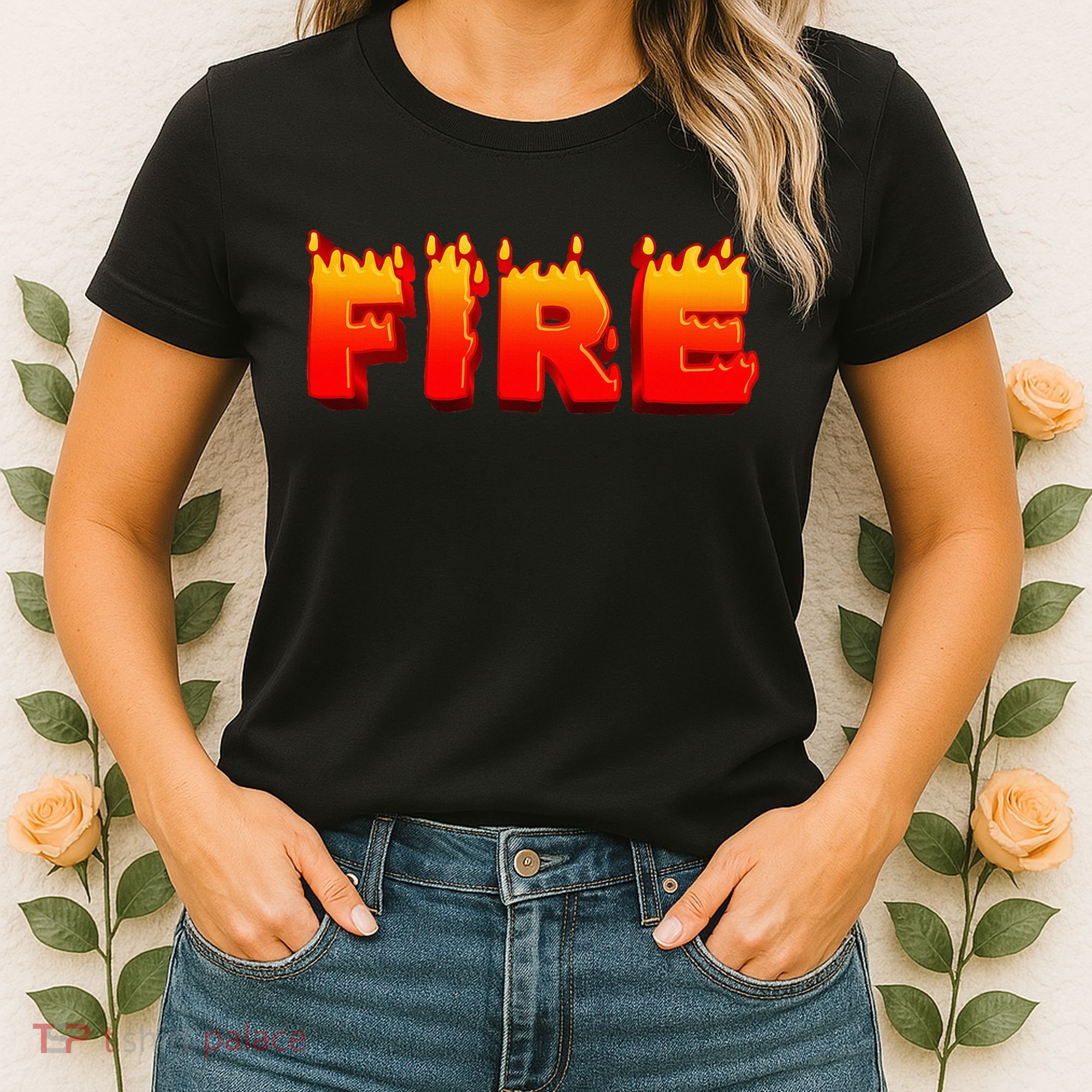 Family Halloween Costumes Fire and Ice Theme Women's T-Shirt