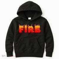Family Halloween Costumes Fire and Ice Theme Kids Hoodie thumb 0