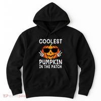 Funny Halloween Coolest Pumpkin In The Patch Glasses Gift Hoodie thumb 0