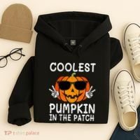Funny Halloween Coolest Pumpkin In The Patch Glasses Gift Hoodie thumb 4