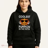 Funny Halloween Coolest Pumpkin In The Patch Glasses Gift Hoodie thumb 5