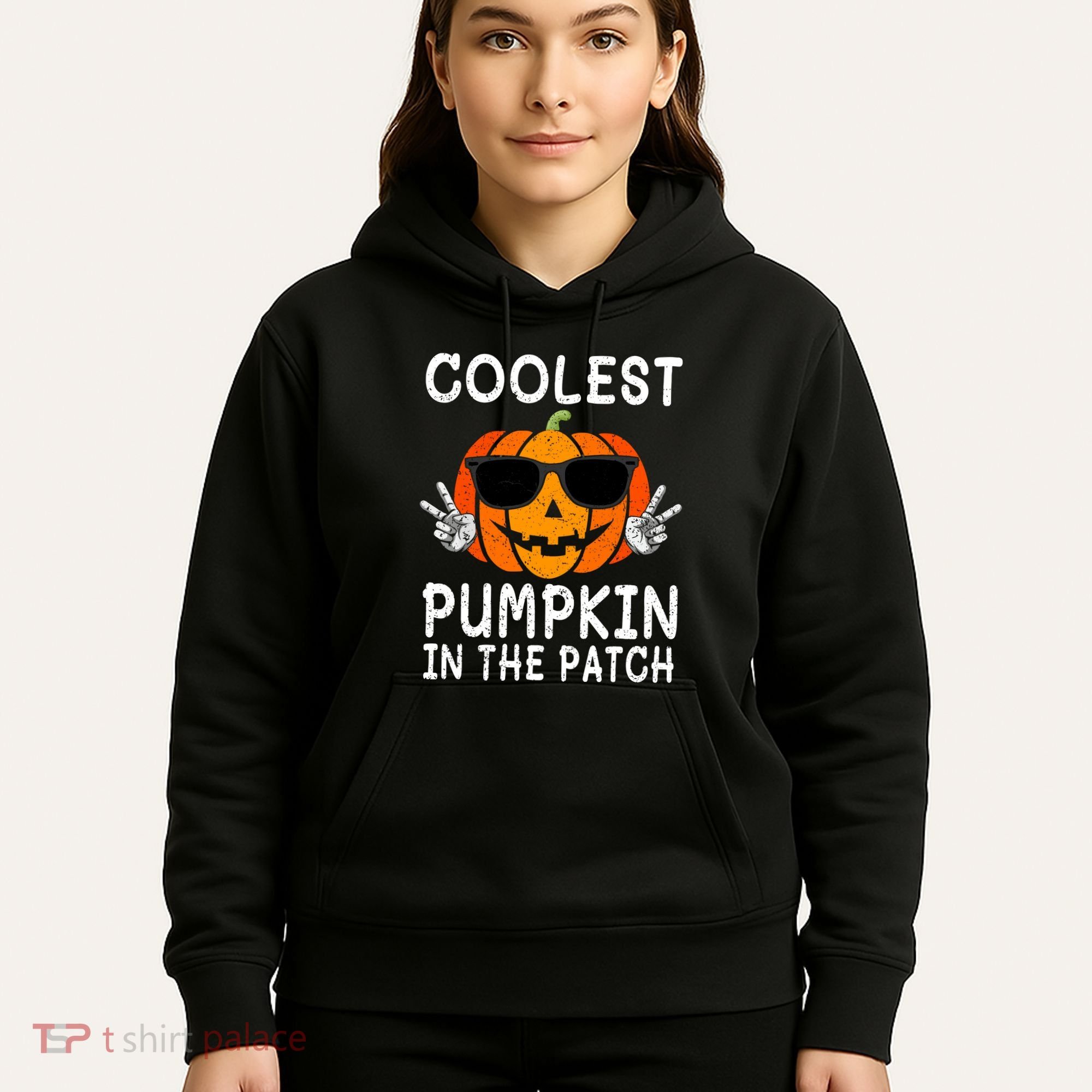 Funny Halloween Coolest Pumpkin In The Patch Glasses Gift Hoodie