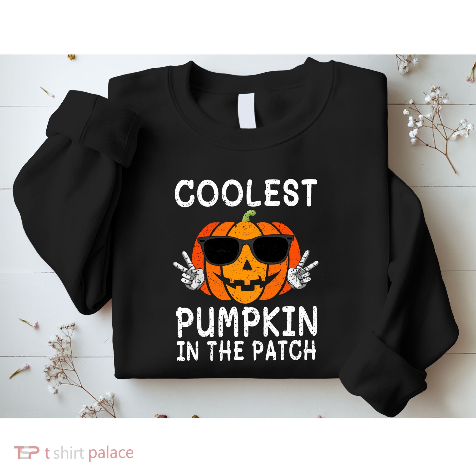 Funny Halloween Coolest Pumpkin In The Patch Glasses Gift Sweatshirt
