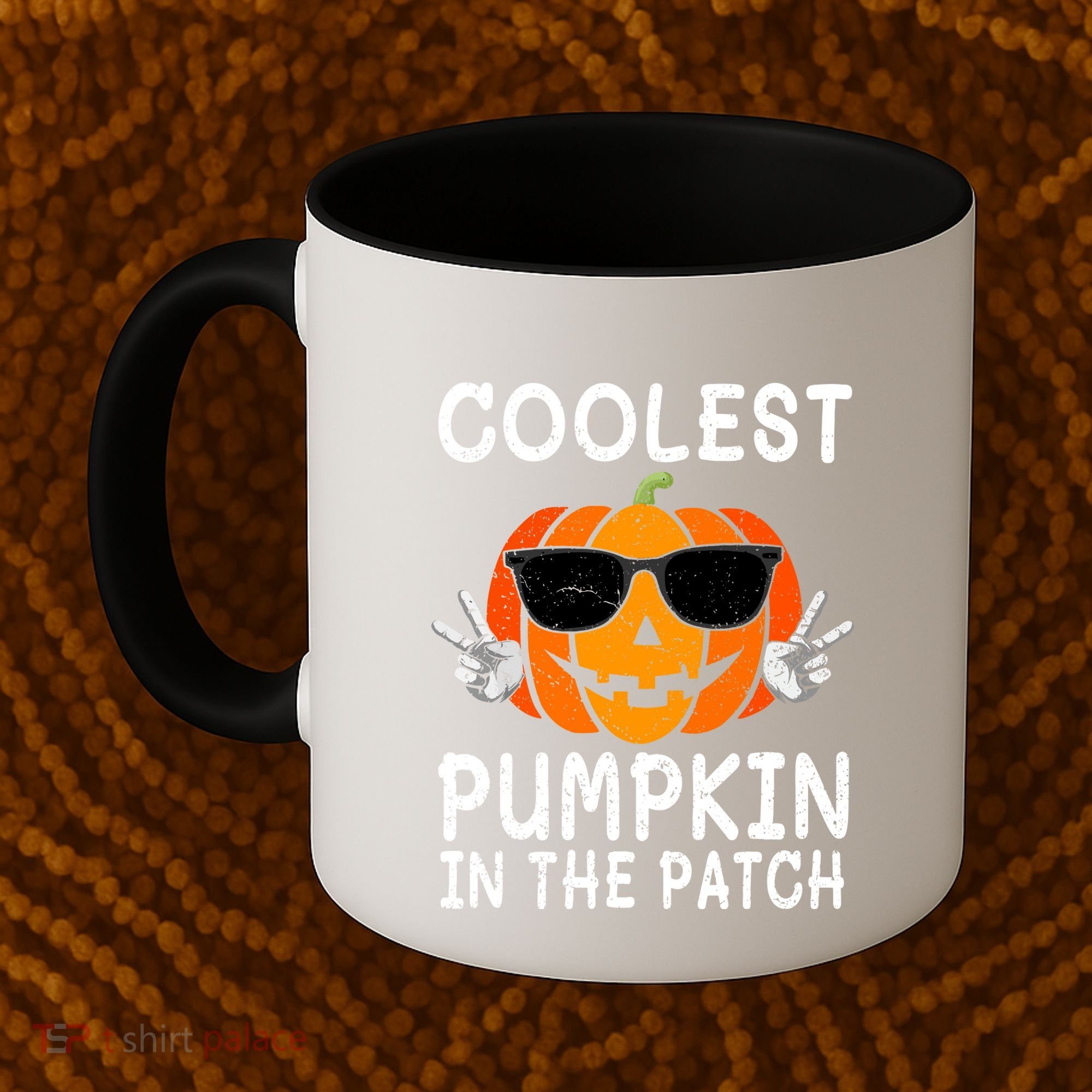 Funny Halloween Coolest Pumpkin In The Patch Glasses Gift Coffee Mug