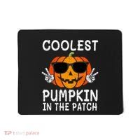 Funny Halloween Coolest Pumpkin In The Patch Glasses Gift Mousepad thumb 0