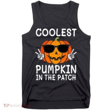Funny Halloween Coolest Pumpkin In The Patch Glasses Gift Tank Top