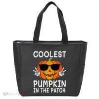 Funny Halloween Coolest Pumpkin In The Patch Glasses Gift Tote Bag thumb 0