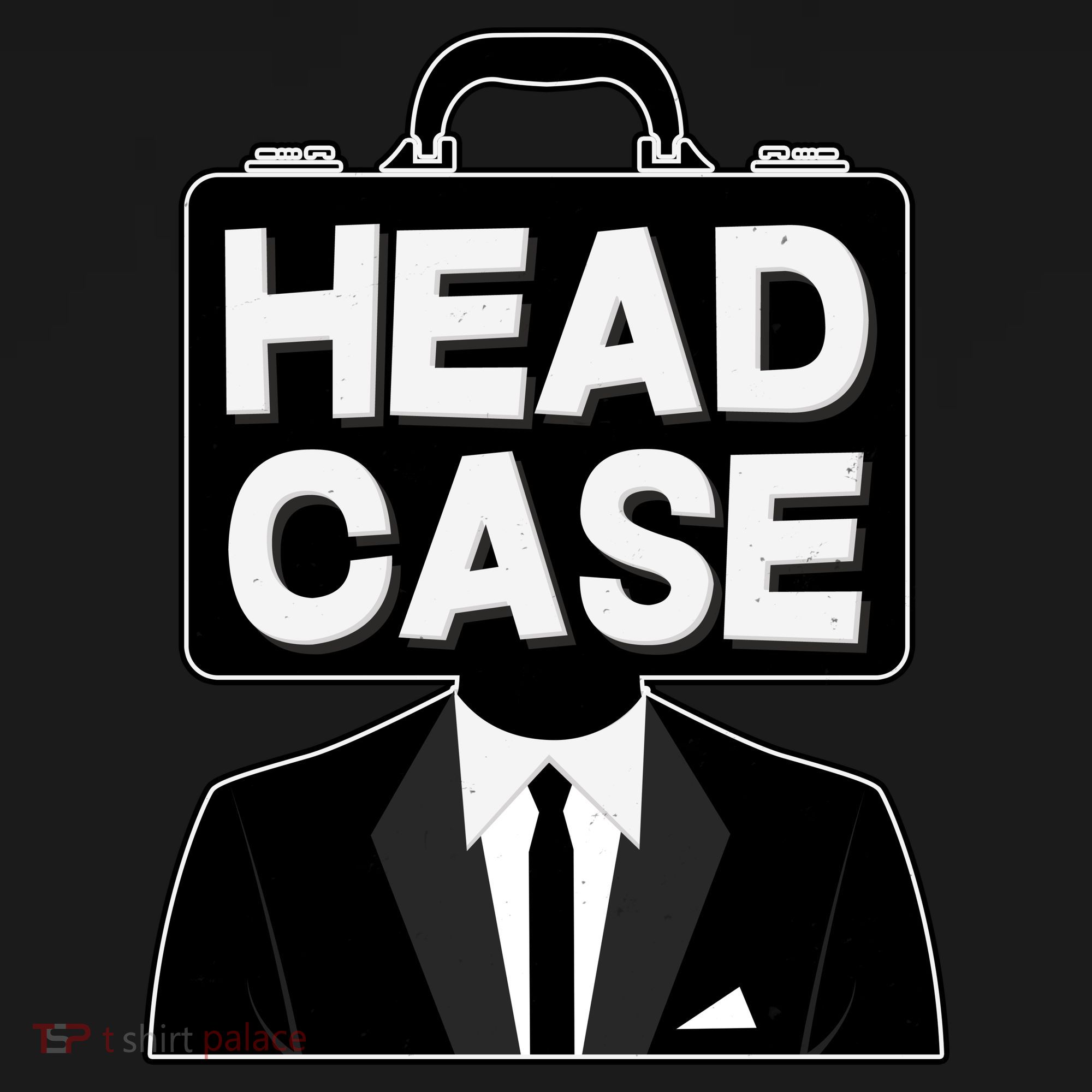 Funny Head Case Man USA-Made Doggie Bandana