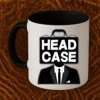 Funny Head Case Man Coffee Mug thumb 2