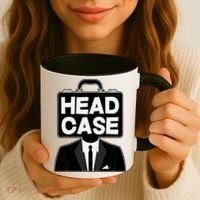 Funny Head Case Man Coffee Mug thumb 3