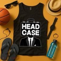 Funny Head Case Man Tank Top thumb 4