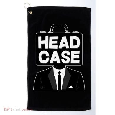 Funny Head Case Man Golf Towel