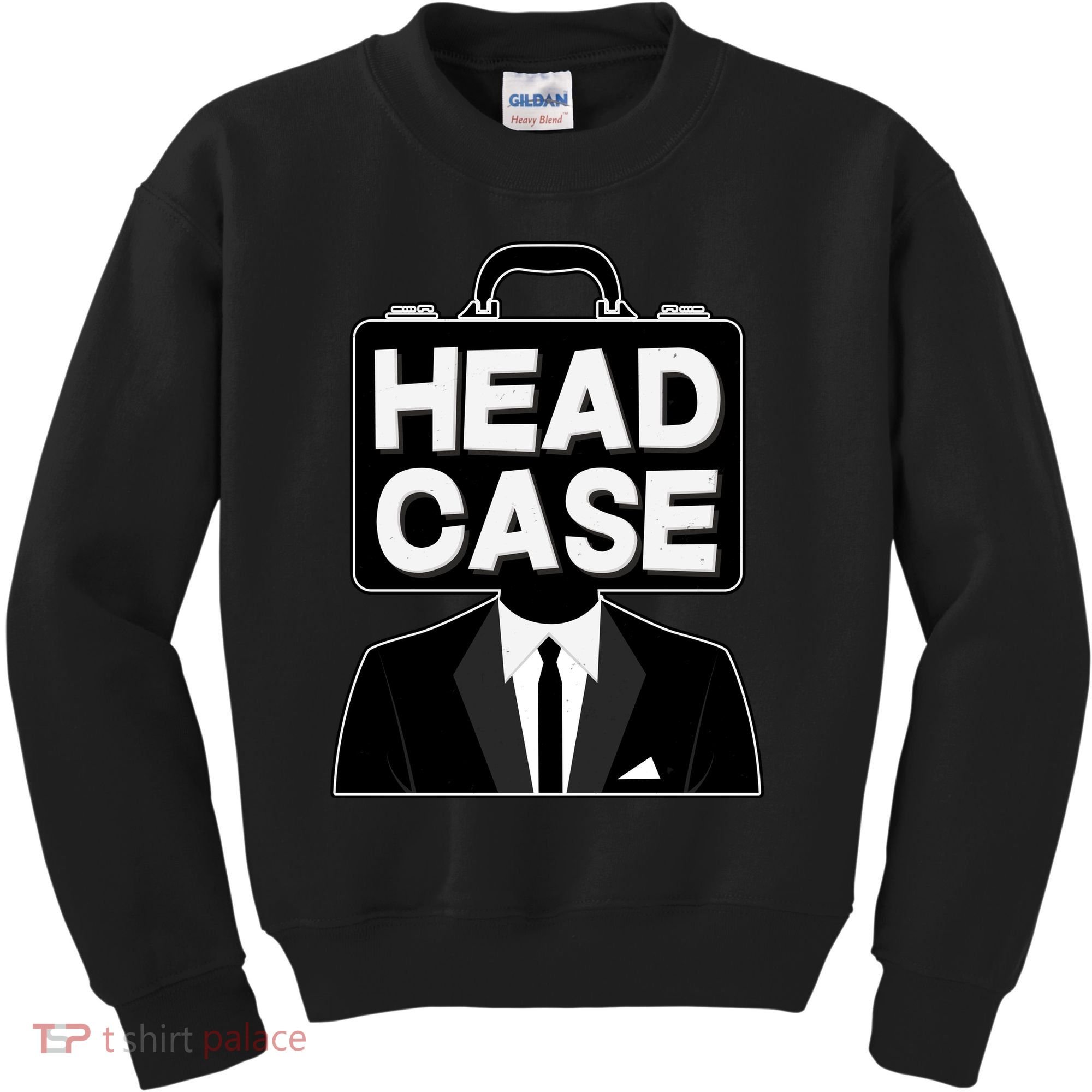 Funny Head Case Man Kids Sweatshirt
