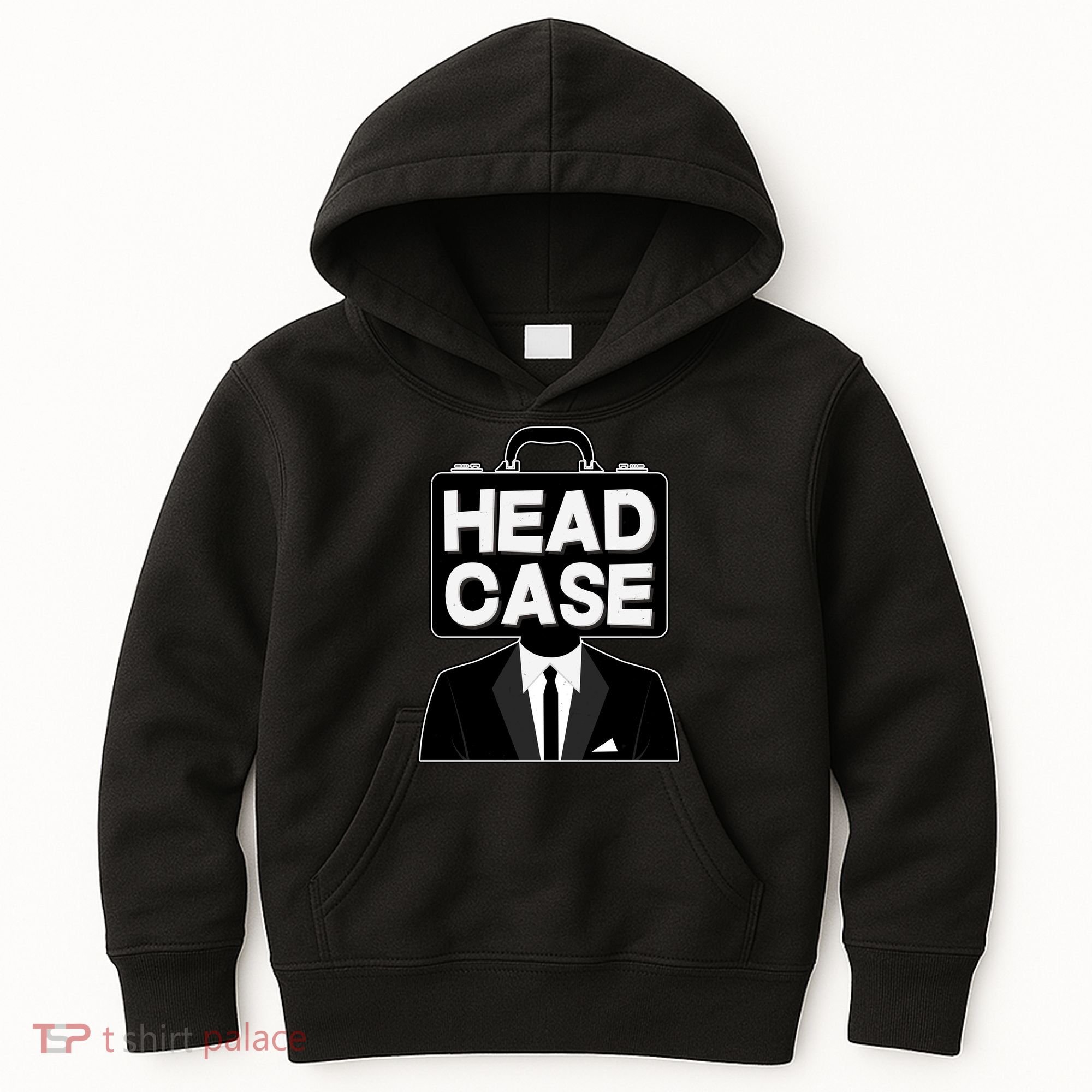 Funny Head Case Man Kids Hoodie