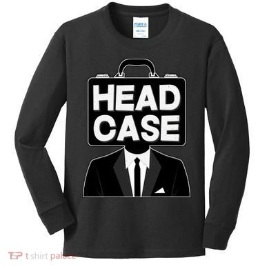 Funny Head Case Man Kids Long Sleeve Shirt